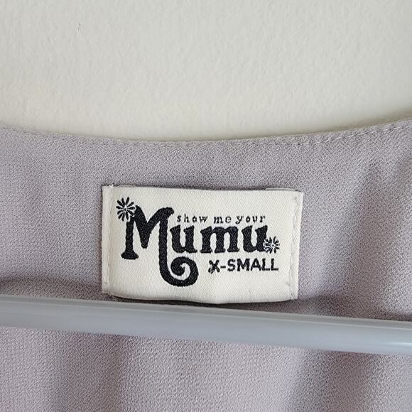 Show Me Your MuMu Jess Ruffle Midi A-line Dress - Picture 3 of 3